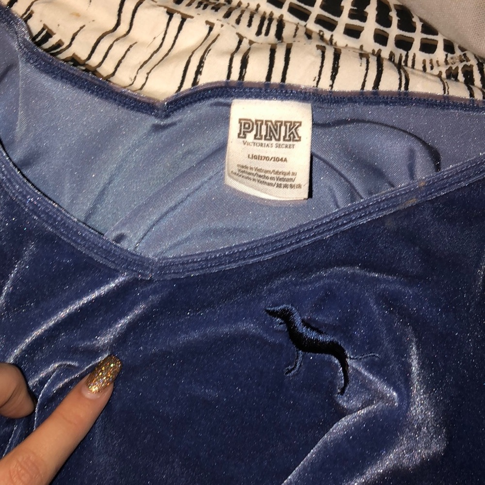 Victoria’s Secret velvet crop tank